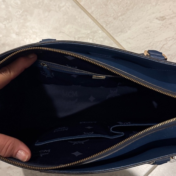 MCM Navy Blue Tote Bag - Picture 6 of 6